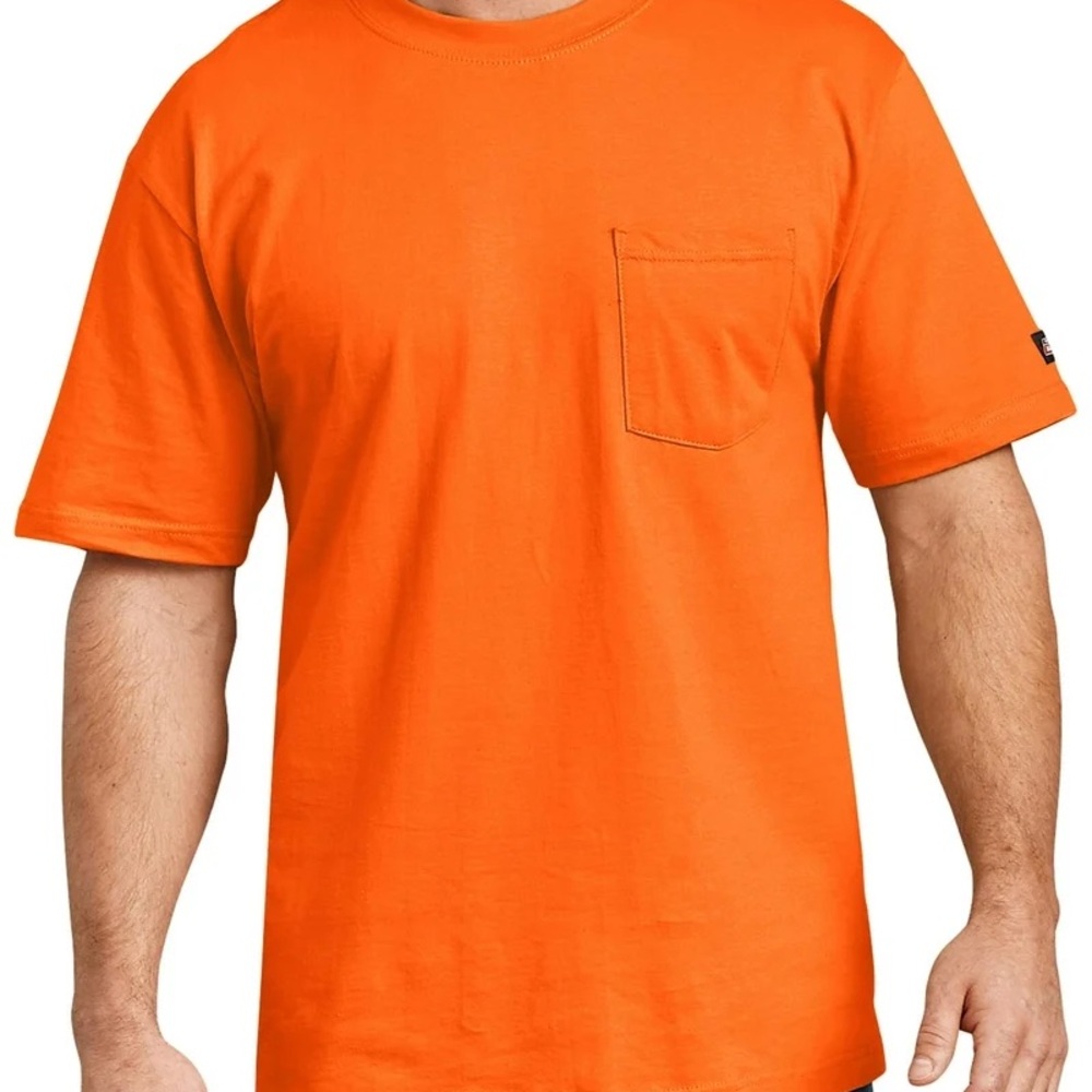 Dickies Orange Short Sleeve Tee Relaxed Fit
